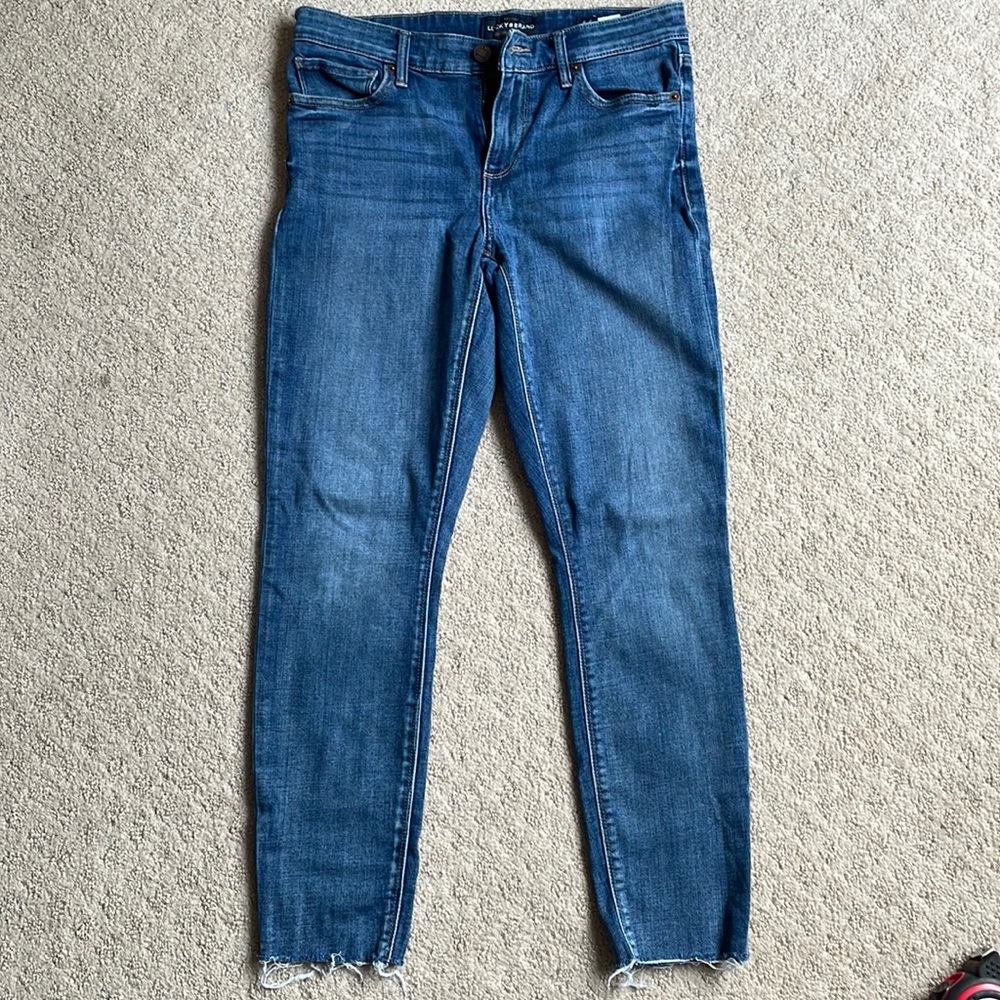 Lucky Brand Ava Crop Jeans, Size 4/27